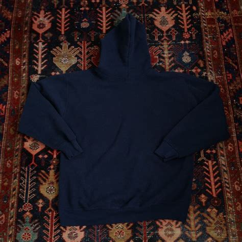 navy blue hoodie no strings.